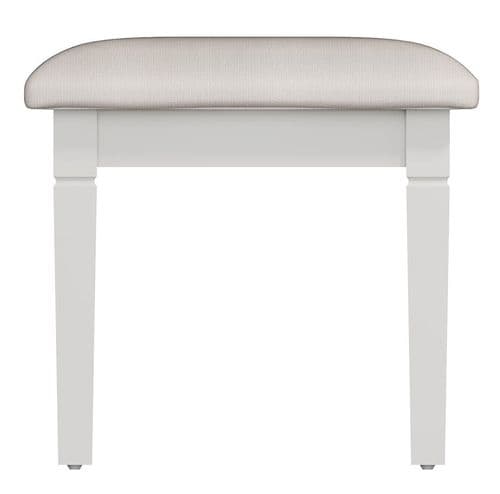 South West White Dressing Table Stool