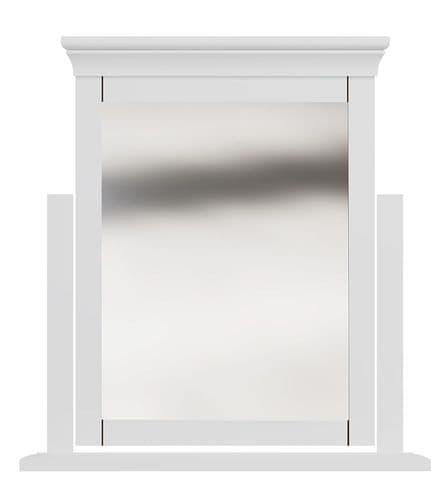 South West White Single Dressing Table Mirror