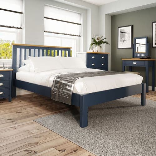 Cranleigh Blue Low Foot End Bed