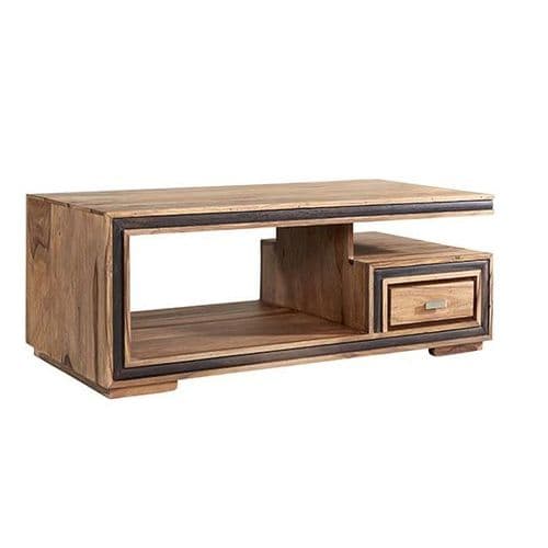Jaipur Rosewood Coffee Table With Drawer