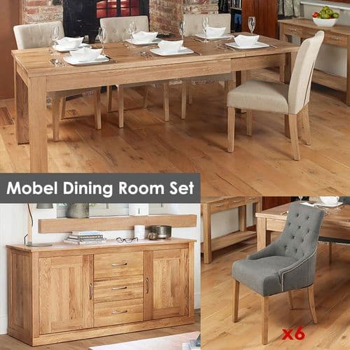 Mobel Oak Dining Room Set
