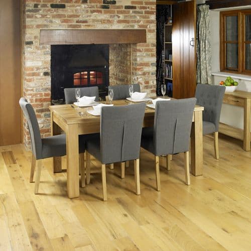 Mobel Oak Medium Dining Table and Chair Sets