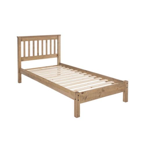 Solid Pine Slatted Head End Bed