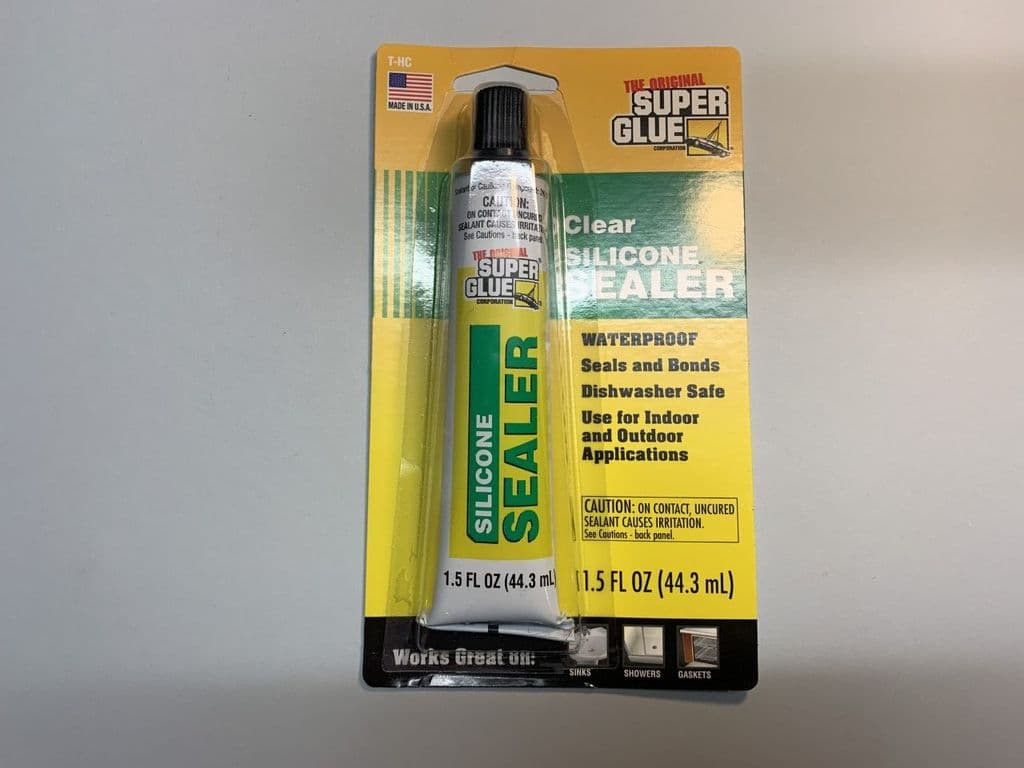 Clear silicone sealer