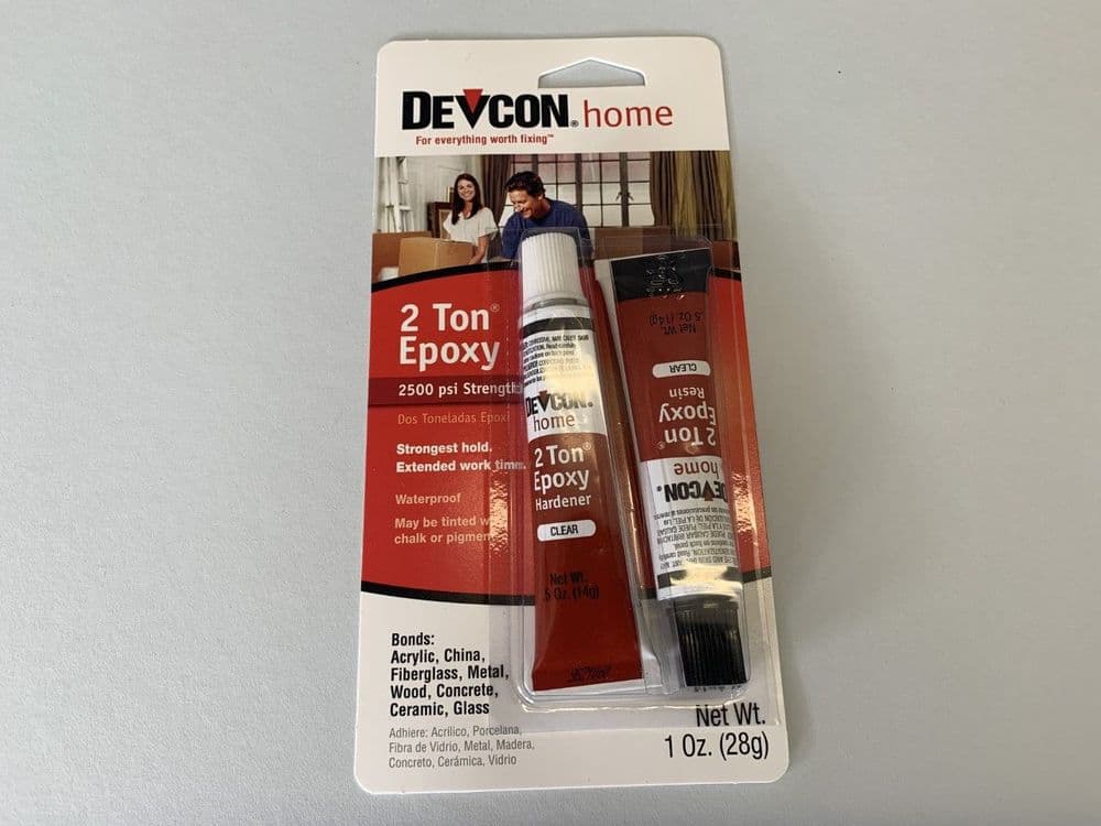 Devcon 2 Ton epoxy adhesive