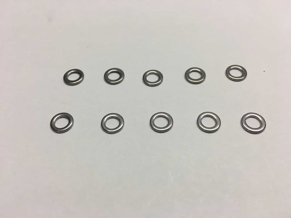 DF65/95 Metal bridle sheets/rig rings (10 pk)