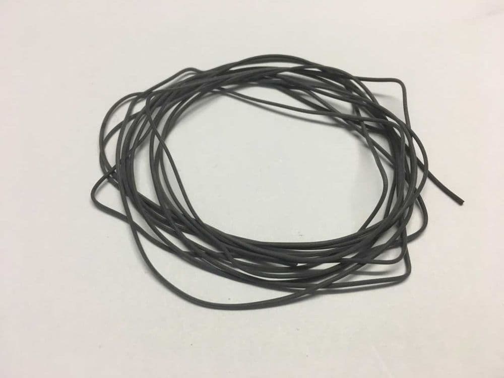 DF65/95 Sheeting elastic black (2m)