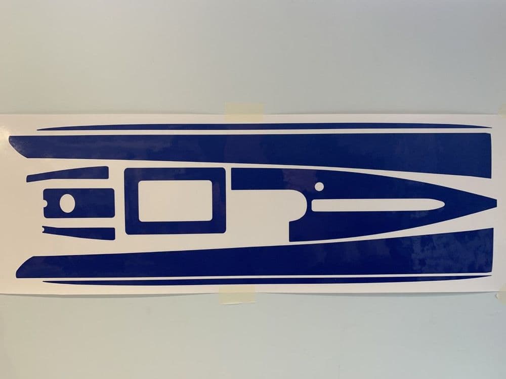 DF65 V6 Hull/deck decals - choice of colour