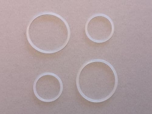 DF95 Silicone O rings -2x big 2x small