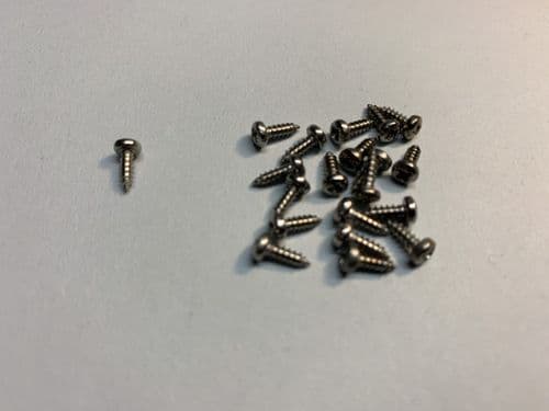Stainless steel screws 2.2 x 6.5 mm - pack of 20