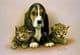 Basset Hound Pup & Kittens Print