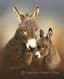 Limited Edition Donkey and Foal Print RMLE80