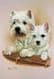 West Highland White Terrier & Pup Print RMDH147
