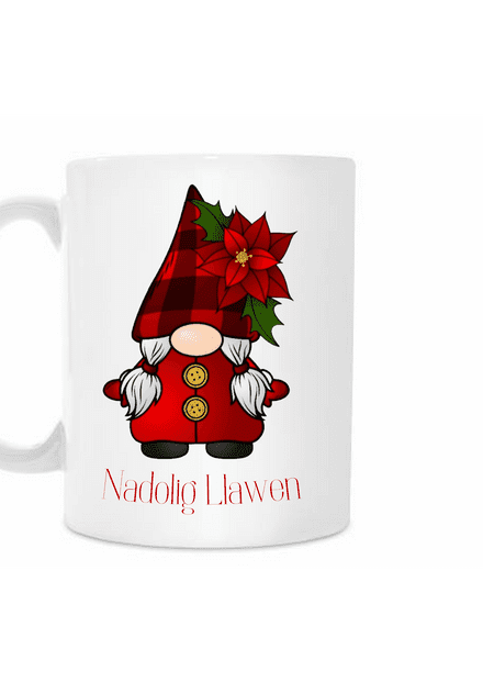 Merry Christmas lady gonk mug