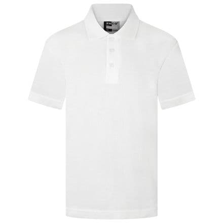 Ysgol Brynrefail Polo Shirt in white
