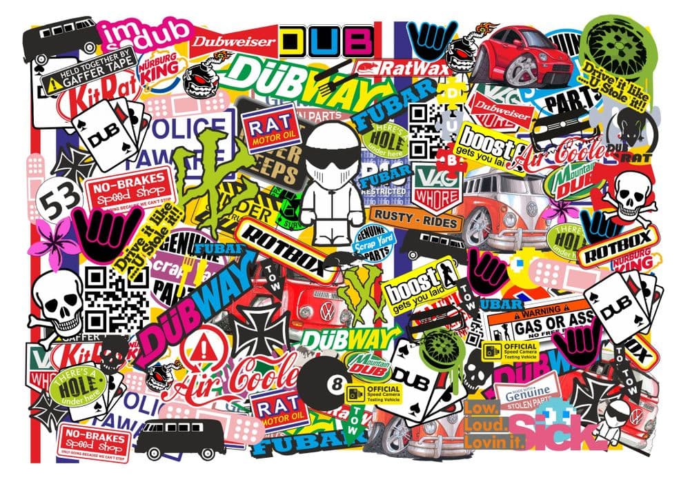 A3 Size LANSCAPE Format With Multi Colour Euro Style Icons ...