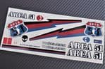 Area 51 Alien UFO theme vinyl stickers to fit Tamiya Lunch Box inc. Tyre Decals