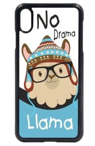 Beautiful Cute Funny No Drama Llama Blue Boy Design Mobile Phone Case To Fit iPhone