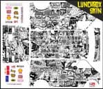 Black & White Stickerbomb themed vinyl SKIN Kit & Stickers Fits Tamiya Lunchbox R/C Monster Truck