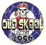 Distressed Aged OLD SKOOL SINCE 1956 Mod Target Dated Design Vinyl Car sticker decal  80x80mm