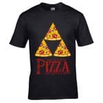 Funny Gamer The Legend Of Pizza Computer Game Motif Zelda Parody Gaming Birthday Gift t-shirt top