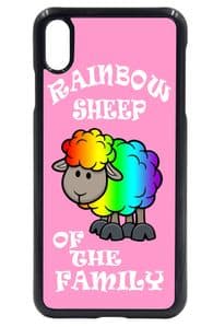 Funny LGBT Rainbow Sheep Of The Family Novelty Gay Pride Rainbow Mobile Phone Case To Fit iPhone