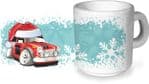 Koolart Christmas Santa Hat Design For Classic Mini Works - Ceramic Tea Or Coffee Mug