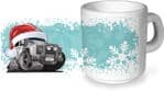 Koolart Christmas Santa Hat Design For Defender Twisted - Ceramic Tea Or Coffee Mug