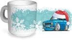 Koolart Christmas Santa Hat Design For MK1 Escort RS Mexico - Ceramic Tea Or Coffee Mug