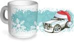 Koolart Christmas Santa Hat Design For MK2 Escort RS Mexico- Ceramic Tea Or Coffee Mug