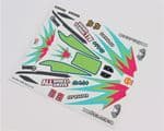 Lime Baja themed vinyl stickers to fit R/C Tamiya Dark Impact