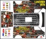 Old School Tattoo Icons themed vinyl SKIN Kit & Stickers To Fit Tamiya Lunchbox R/C Monster Truck