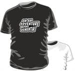 ON AN ADVENTURE BEFORE DEMENTIA Funny Novelty Design for OAP Etc. mens or ladyfit t-shirt