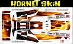 Orange Realistic Flames themed vinyl SKIN Kit To Fit R/C Tamiya Hornet