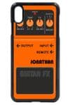 Personalised Custom Orange Guitar Effects Fx Pedal Motif (Any Name) Mobile Phone Case To Fit iPhone