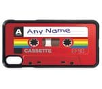 Personalised Custom Retro 80's EF90 Cassette Tape (Any Name) Mobile Phone Case To Fit iPhone