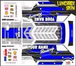 Personalised Race Retro Pace Car themed vinyl SKIN Kit To Fit Tamiya Lunchbox R/C Monster Truck