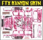 Pink Army Camo Camouflage themed vinyl SKIN Kit & Stickers To Fit R/C FTX Kanyon Rock Crawler