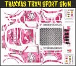 Pink Army Camo Themed Vinyl SKIN Kit & Stickers Fits R/C Traxxas TRX4 Sport Rock Crawler