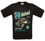 Premium 50 Year Old Hotrod Classic Custom Car Design For 50th Birthday Anniversary gift t-shirt