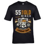 Premium 55 Year Old Biker Legendary Rider Cafe Racer Style Motif For 55th Birthday gift T-shirt Top