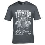 Premium 60 Year Old Legend In My Own Time Genuine Vintage Hot Rod Car 60th Birthday Gift T-shirt Top