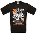 Premium Funny 50 Year Old Banger Classic Car Motif For 50th Birthday Anniversary gift mens t-shirt
