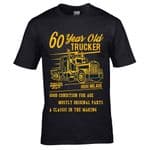 Premium Funny 60 Year Old Trucker Classic Truck Motif For 60th Birthday Anniversary gift t-shirt