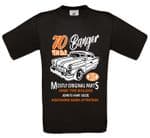 Premium Funny 70 Year Old Banger Classic Car Motif For 70th Birthday Anniversary gift mens t-shirt