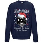 Premium Funny Gamer Christmas Santa Hat Design With I Paused My Game Motif Sweatshirt Jumper