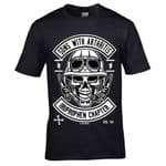 Premium Funny Sons With Arthritis Retro Biker Gothic Skull Motif Mens Gift T-shirt Top
