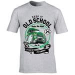 Premium Koolart KEEP IT OLD SCHOOL & Discovery 1/2 TD4 TD5  car image mens t-shirt gift