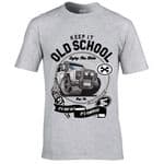 Premium Koolart KEEP IT OLD SCHOOL & Retro Defender Twisted classic car image mens t-shirt gift