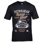 Premium Koolart Petrolhead Speed Shop Motif And Lancia Delta Integrale HF Car Image Mens T-shirt Top